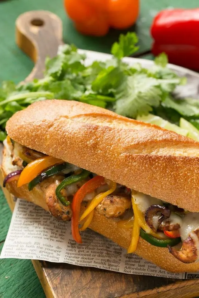 CHICKEN Fajita SAndwich